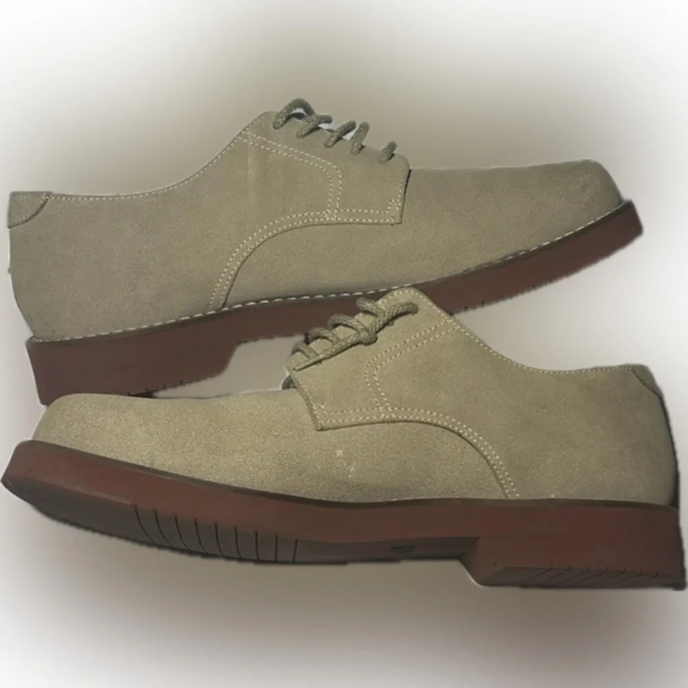 G.H. Bass Elroy Men’s Tan Suede Oxford Lace Up size 12